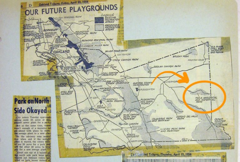 1956 East Bay Regional Park District Plan